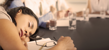 unendlich muede und erschoepft